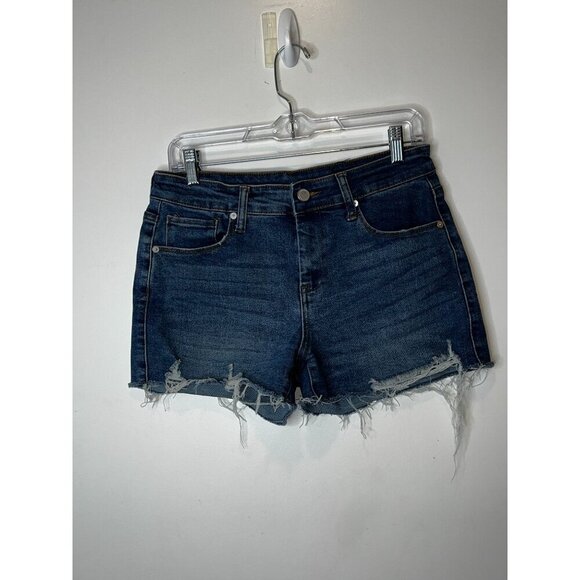 Blanknyc Blue Distressed Denim Frayed Hem Womens size 28 - Picture 2 of 10